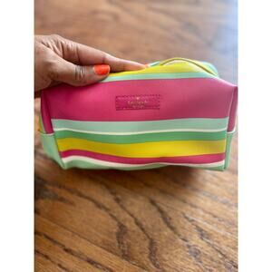Kate Spade New York Multicolor Striped Cosmetic Bag / Pouc